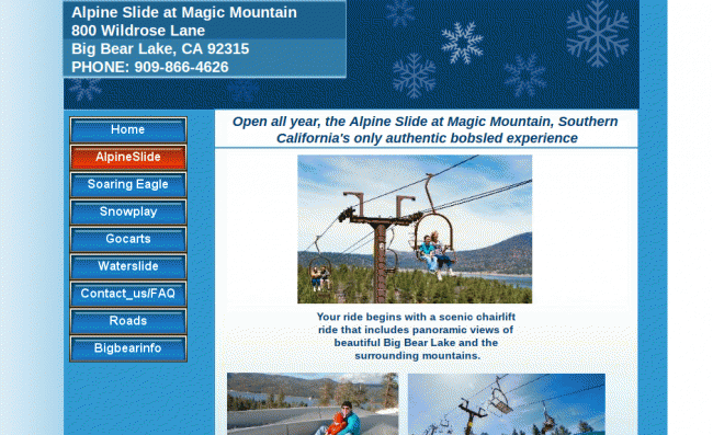 Field trip to Alpine Slide at Magic Mountain