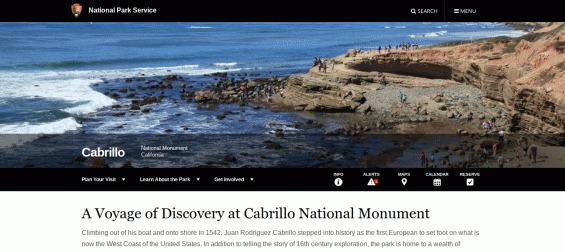 Field trip to Cabrillo National Monument