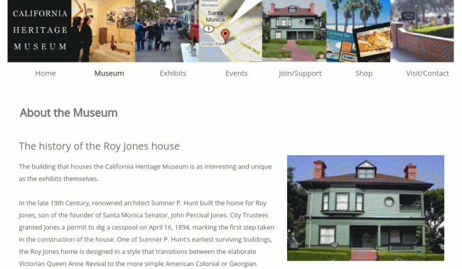 Field trip to California Heritage Museum