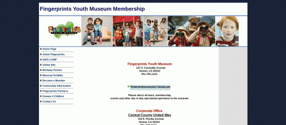 Field trip to Fingerprints Youth Museum