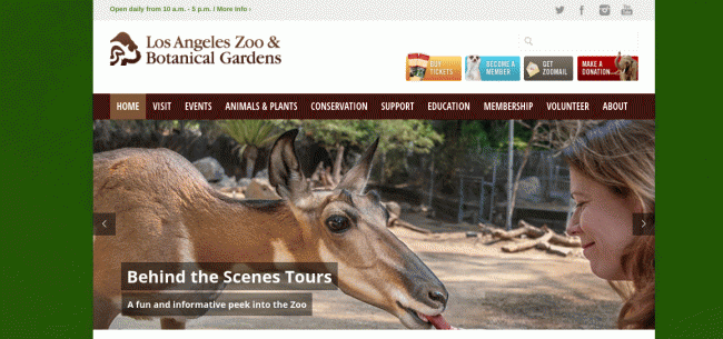 Field trip to Los Angeles Zoo and Botanic Gardens