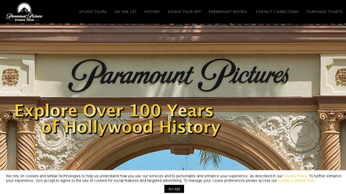 Field trip to Paramount Pictures Studio Tour