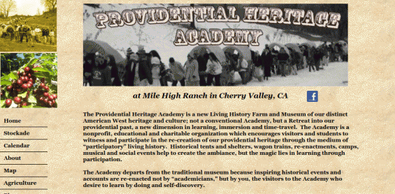 Field trip to Providential Heritage Academy at Mile High Ranch