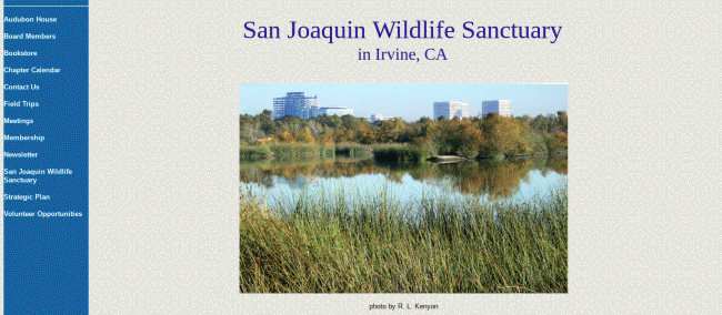 Field trip to San Joaquin Wildlife Sanctuary